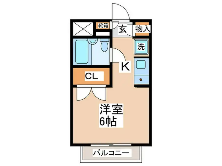 リヴィエール鶴牧 4階階 間取り