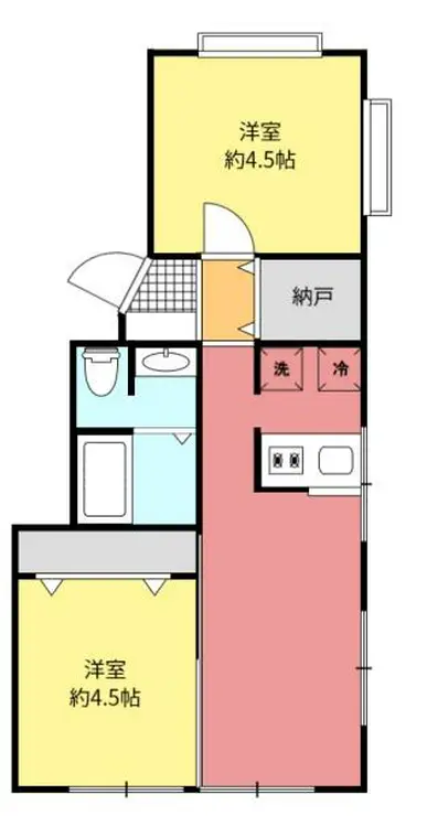 湘南藤が岡マンション 1階階 間取り