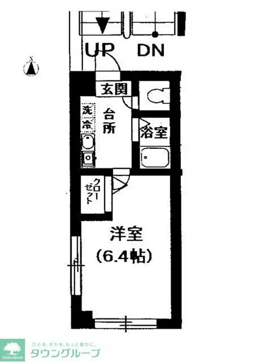 パークハイツ桃井 2階階 間取り