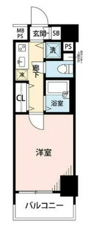 パークウェル ツインズ戸越銀座壱番館 10階階 間取り