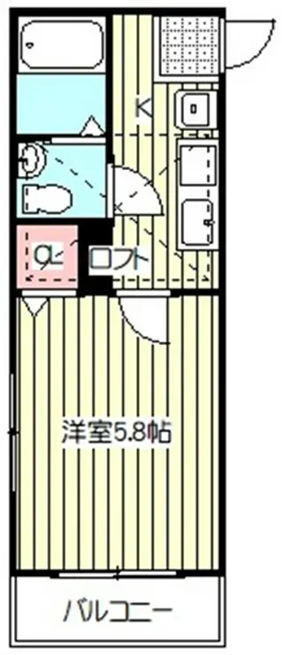 ドルフ三陽五番館 2階階 間取り