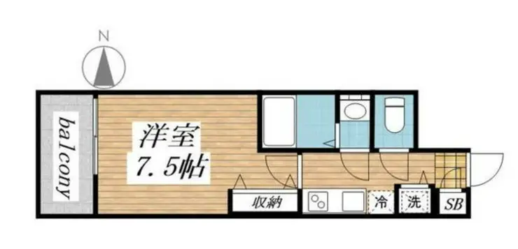 メゾン・ド・ヴィレ高円寺 3階階 間取り
