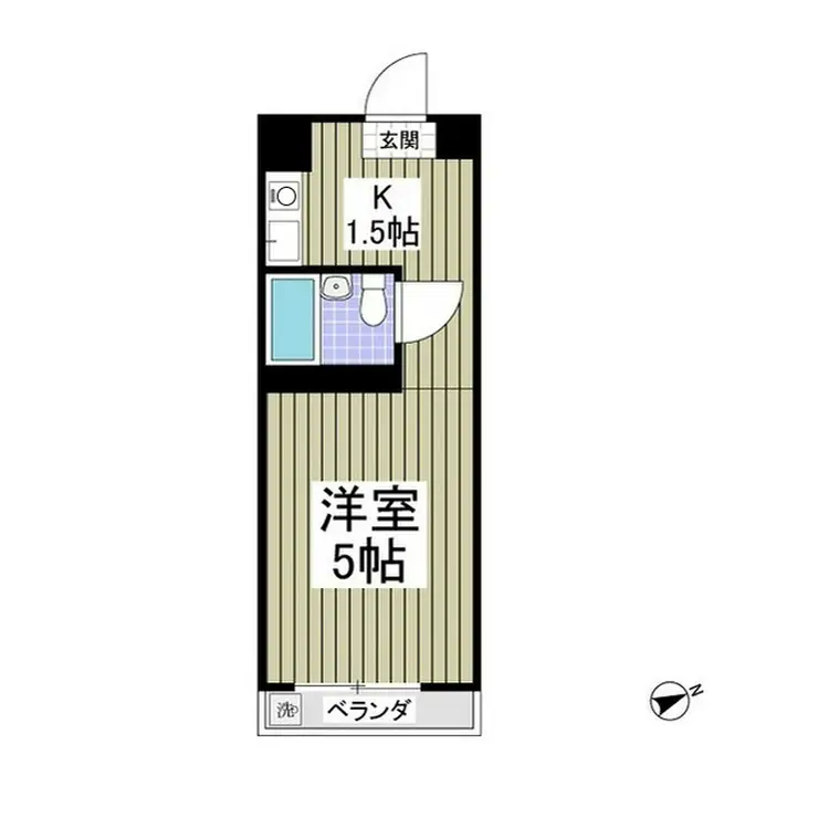 アイエヌジー笹塚 2階階 間取り