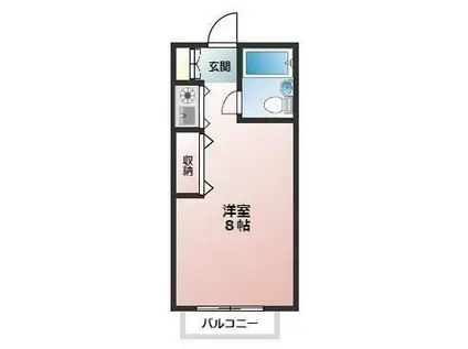 エクセレント壱番館(ワンルーム/1階)の間取り写真