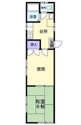 カーサ富ヶ丘(2K/1階)の間取り写真