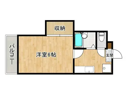 リファレンス葉山(1K/3階)の間取り写真