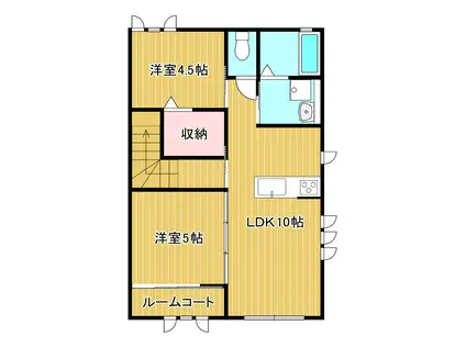 ドマーニ(2SLDK/2階)の間取り写真