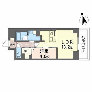サンエール南堀江(1LDK/2階)の間取り写真
