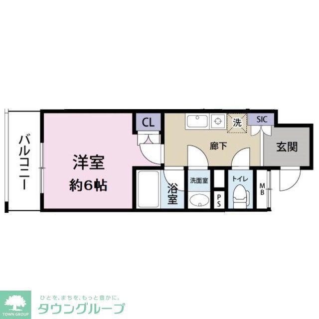 MORE PRECIOUS(1K/3階)の間取り写真