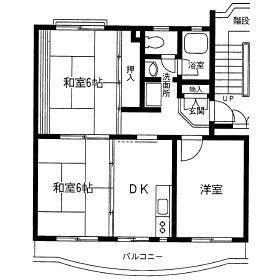 メゾン星崎(3DK/3階)の間取り写真