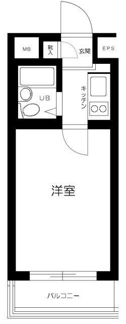 スターホームズ千歳烏山(1K/3階)の間取り写真