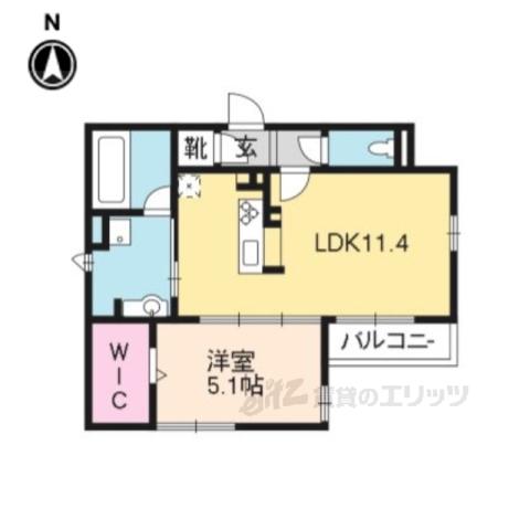 メゾン・ド・プルミエール(1LDK/2階)の間取り写真