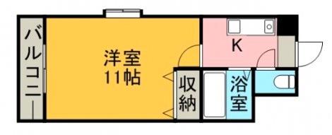 NO.31 ORIENT BLD(1K/8階)の間取り写真