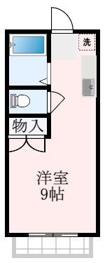 シャンソン和泉中央(ワンルーム/2階)の間取り写真