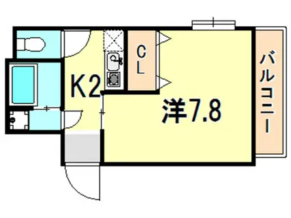 ER CITYS KAMISAWA(1K/3階)の間取り写真