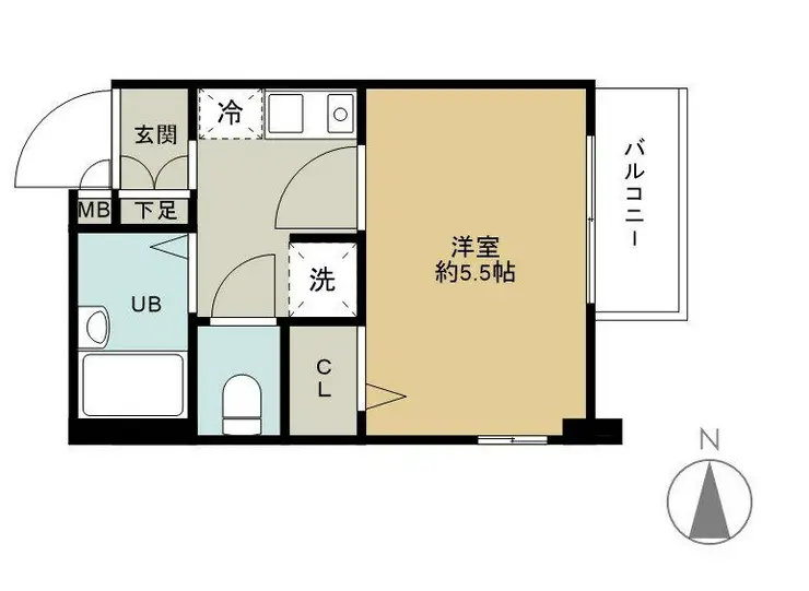 プレール東麻布 4階階 間取り