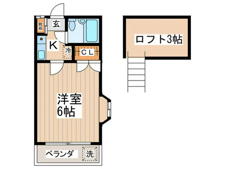 モントリーエイト 1階階 間取り