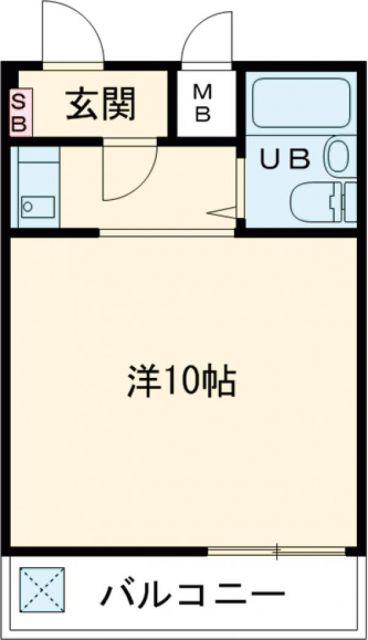 コーポ三和新大宮I号館(ワンルーム/4階)の間取り写真