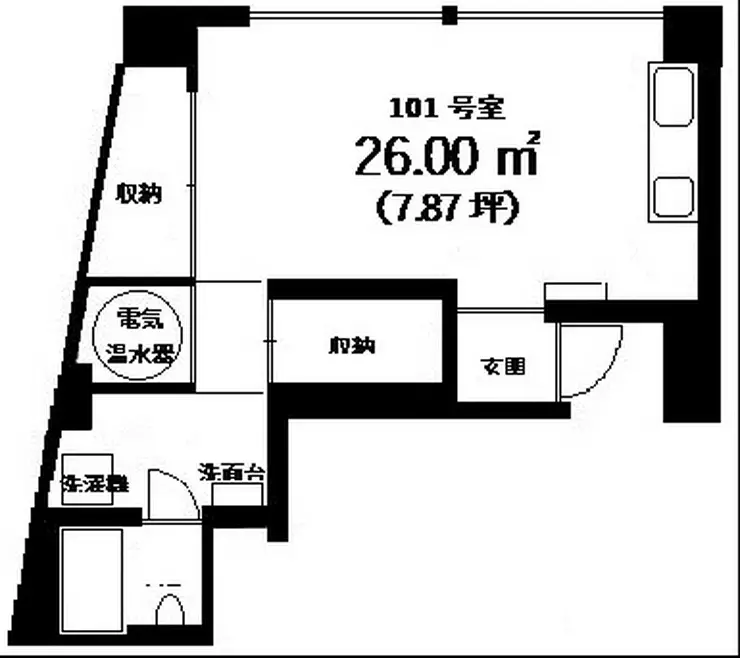 バアクレイ南麻布 1階階 間取り