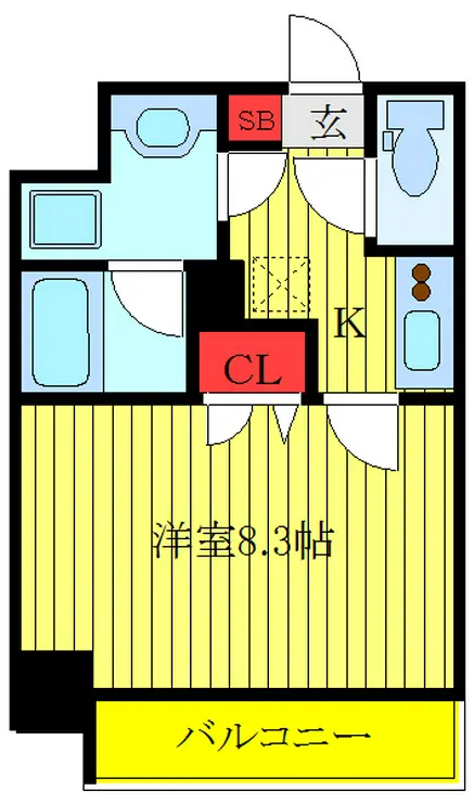 スパシエトラッド赤羽 4階階 間取り