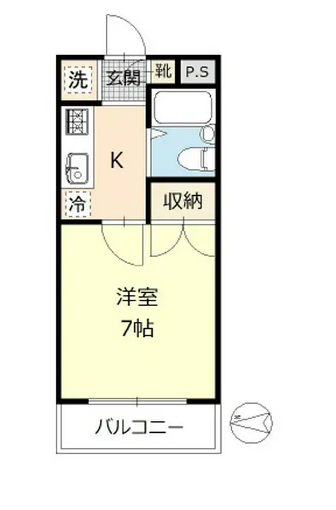 メゾンまき 2階階 間取り