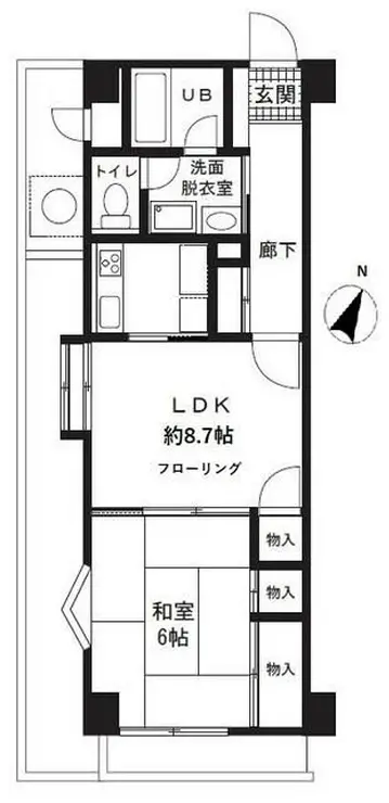 カサグランデ大宮 1階階 間取り