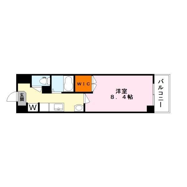 アートプラザ野路(1K/3階)の間取り写真