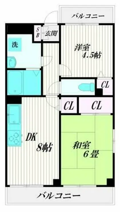 アンシャンテ大森 2階階 間取り