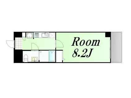 アーデン新大阪(1K/2階)の間取り写真