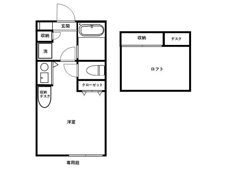 シャレイ自由が丘 1階階 間取り