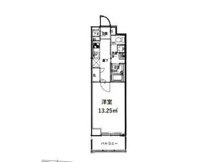 RIDGE大曾根(1K/6階)の間取り写真
