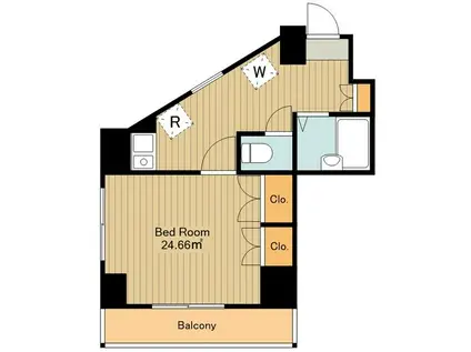 メインステージ荻窪(1K/3階)の間取り写真