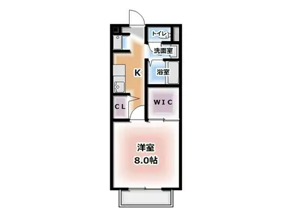 ソフィア ノダ(1K/1階)の間取り写真