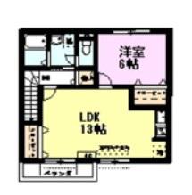 プレジオ(1LDK/2階)の間取り写真