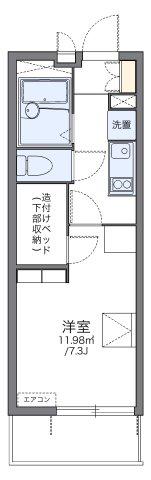 レオパレスSR311(1K/1階)の間取り写真