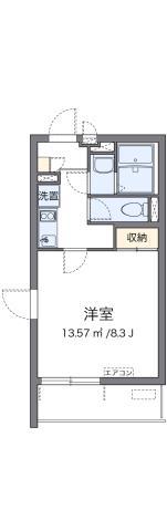 クレイノスペルデライト(1K/2階)の間取り写真