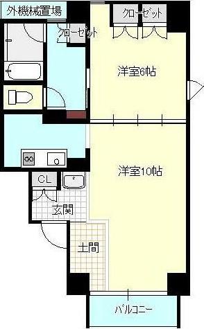 フレッサ鵠沼(1LDK/4階)の間取り写真