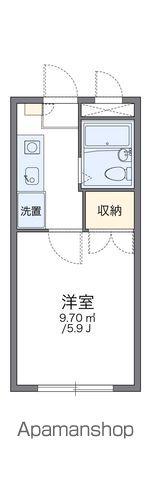 レオパレス新宿(1K/1階)の間取り写真
