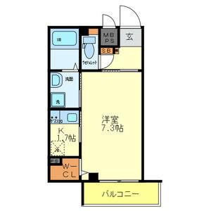 L&CスターハイツNO.10(1K/3階)の間取り写真