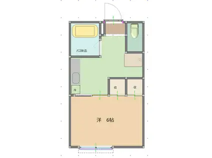 コーポソフィア(1DK/1階)の間取り写真