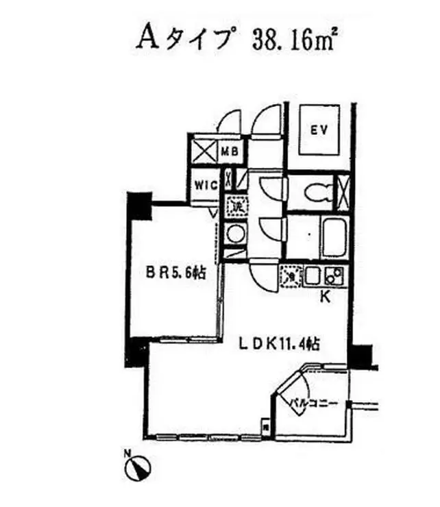 メゾンド島津山 3階階 間取り