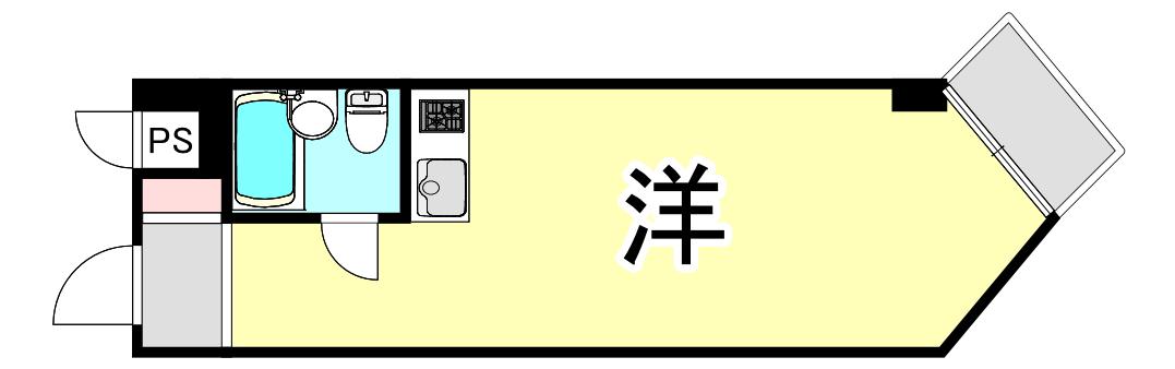 コート・サラII(1K/3階)の間取り写真