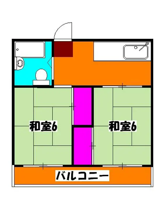 松戸パレス 7階階 間取り