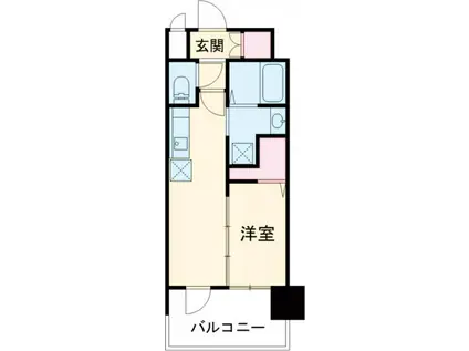 エステムコート名古屋ルノン(1DK/4階)の間取り写真