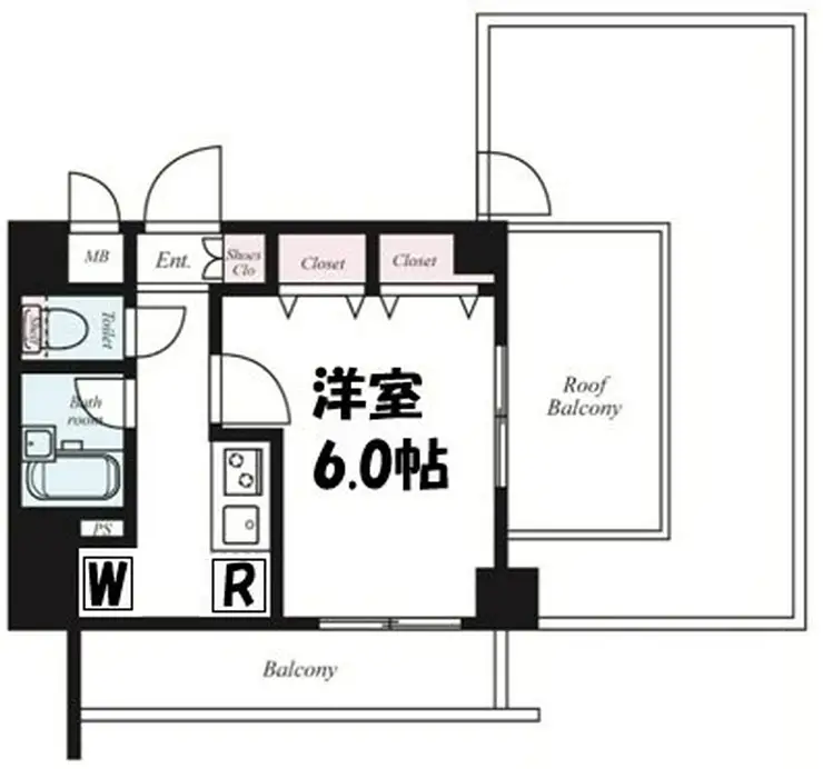 ステージファースト新中野 6階階 間取り