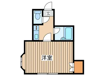 ハイツ藤進(1K/1階)の間取り写真