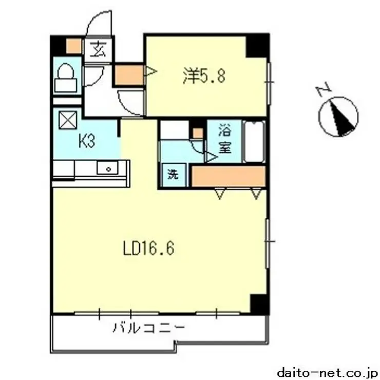 第1寿美家ビル 3階階 間取り