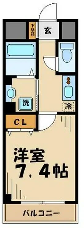 ライジングプレイス八王子みなみ野 4階階 間取り