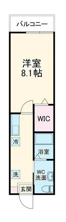 レオパレスますがた 2階階 間取り