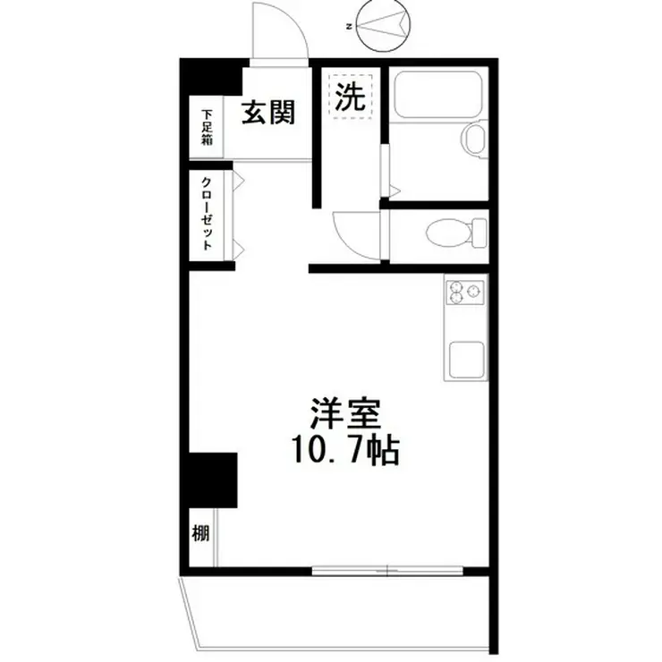 かすがマンション初台 6階階 間取り
